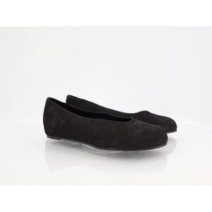 Eileen Fisher Black Suede Flats